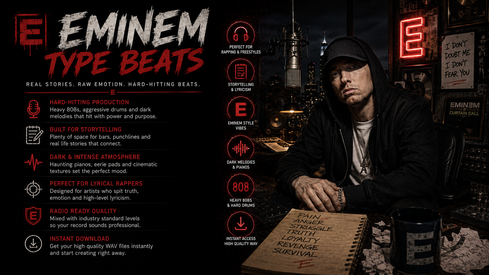 EMINEM TYPE BEATS