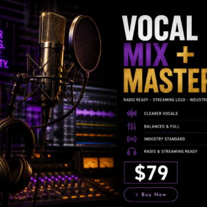 Vocal Mix + Master for Rappers & Singers