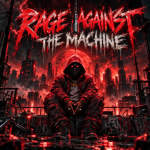 Rage Against the Machine Trippie Redd type beat aggressive rage trap cover artwork
