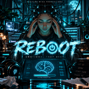 Reboot emotional melodic trap beat cover artwork